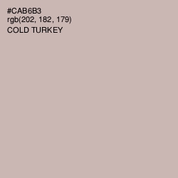 #CAB6B3 - Cold Turkey Color Image